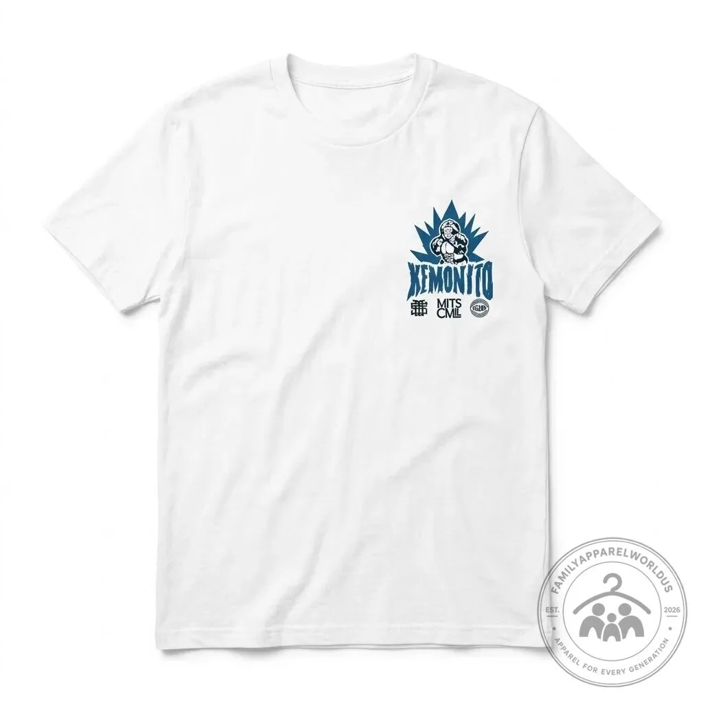 Kemonito Lucha Libre Graphic T-Shirt 7 Kemonito Lucha Libre Graphic T-Shirt product design shown in a detailed view