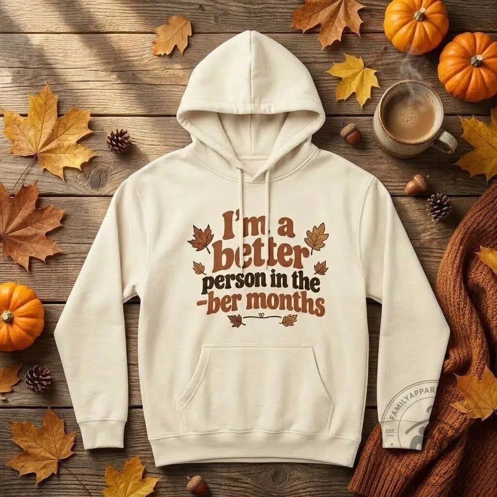Retro Cozy Fall Graphic Hoodie Shirt