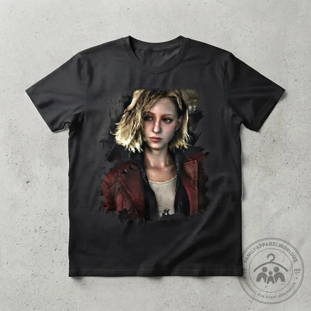 Grace Ashcroft Resident Evil 9 Graphic T-Shirt 9 Grace Ashcroft Resident Evil 9 Graphic T-Shirt product design shown in a detailed view