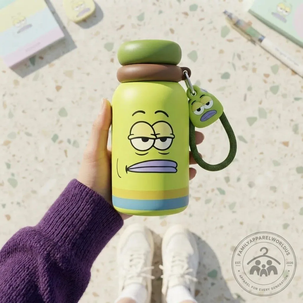 SpongeBob SquarePants Funny Fish Tumbler with Strap