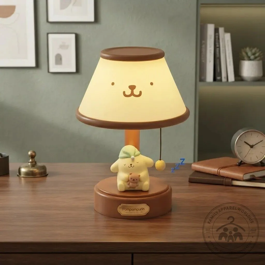 Sanrio Pompompurin Cute Night Light Bedside Lamp