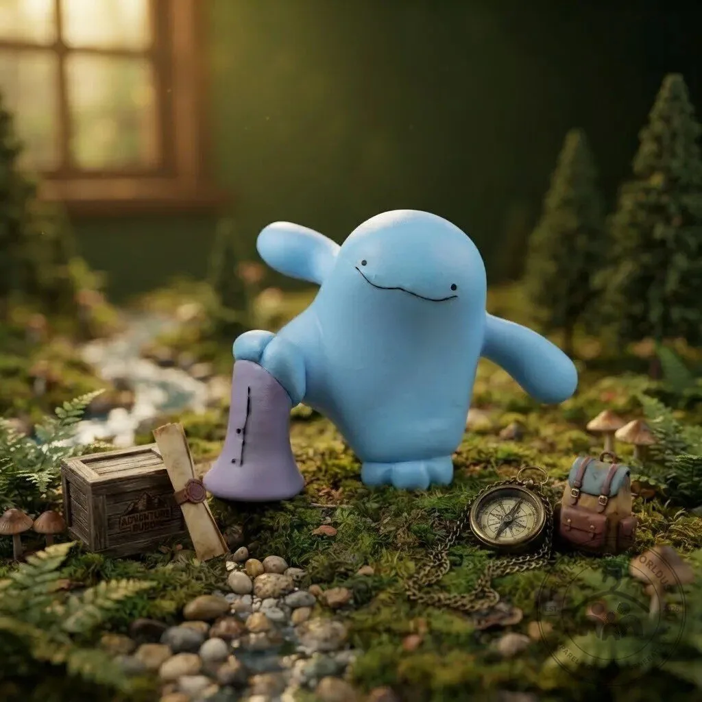 Cute Blue Ditto Adventure Desk Figure 8 Cute Blue Ditto Adventure Desk Figure product design shown in a detailed view