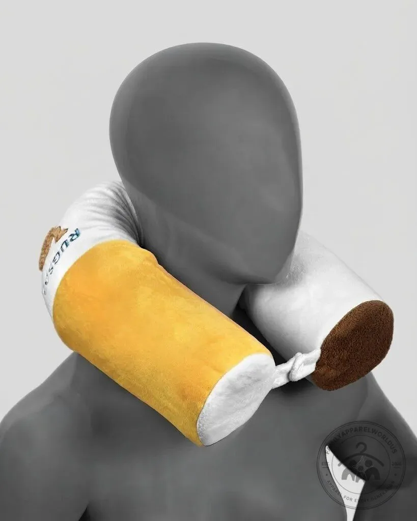Funny Cigarette Shape Plush Pillow 8 Funny Cigarette Shape Plush Pillow product design shown in a detailed view