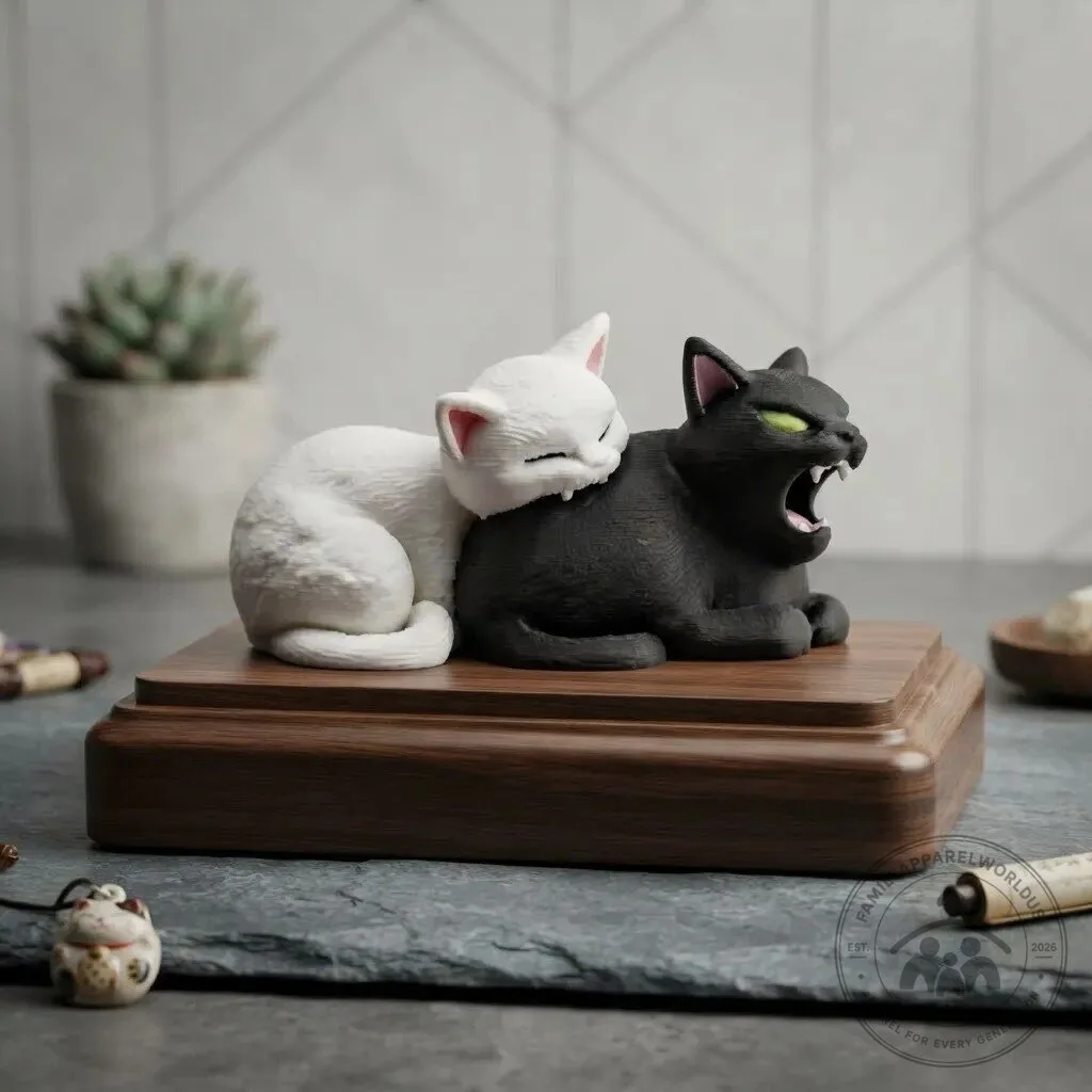 Funny Bite Me Cat Figurine