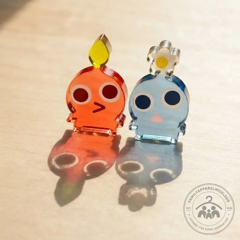 Cute Pikmin Gaming Blockies Collectible Charms 9 Cute Pikmin Gaming Blockies Collectible Charms product design shown in a detailed view