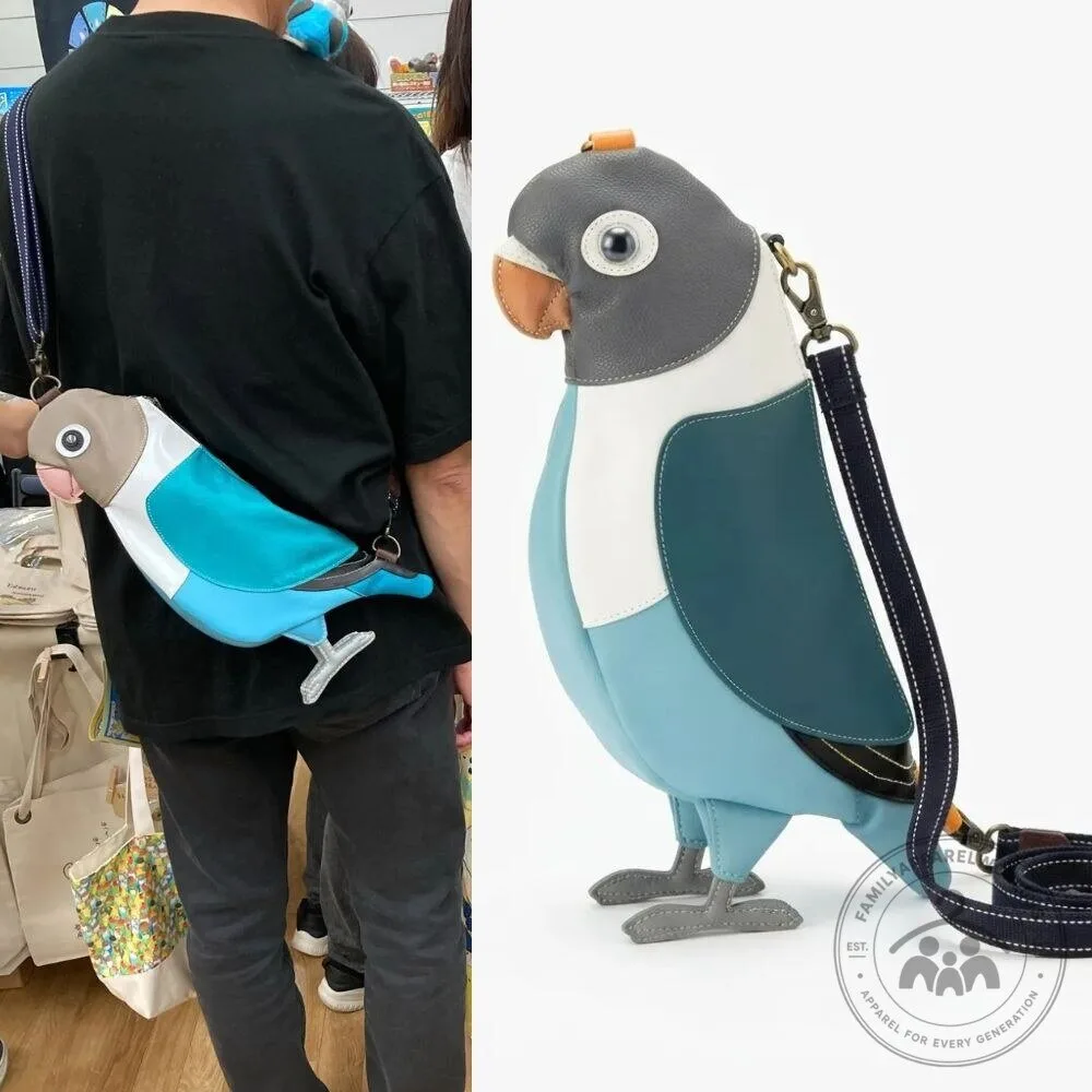 Quirky Parrot Crossbody Bag