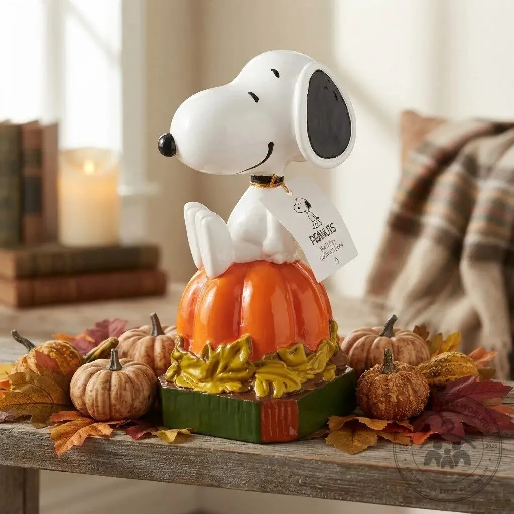 Halloween Peanuts Snoopy Pumpkin Figurine 8 Halloween Peanuts Snoopy Pumpkin Figurine product design shown in a detailed view