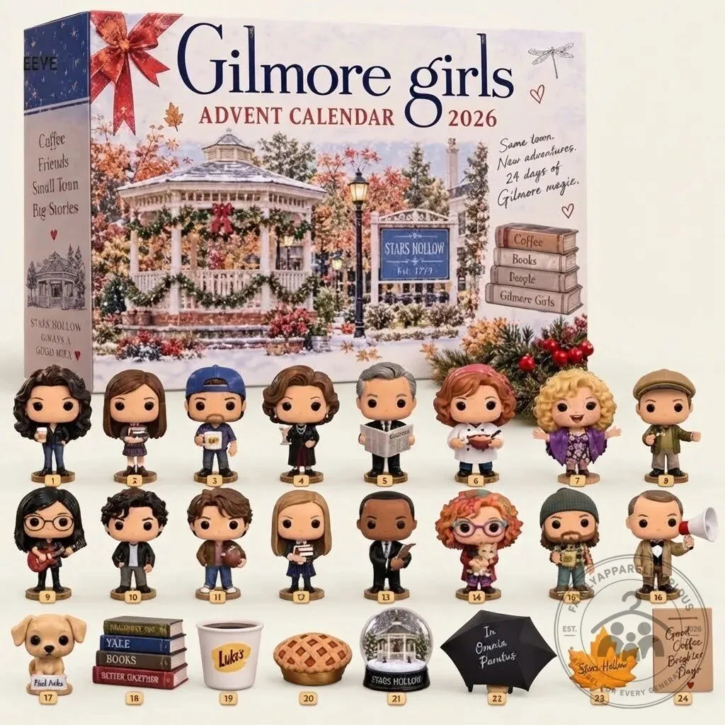 Gilmore Girls Advent Calendar 2026 2D 8 Gilmore Girls Advent Calendar 2026 product design shown in a detailed view