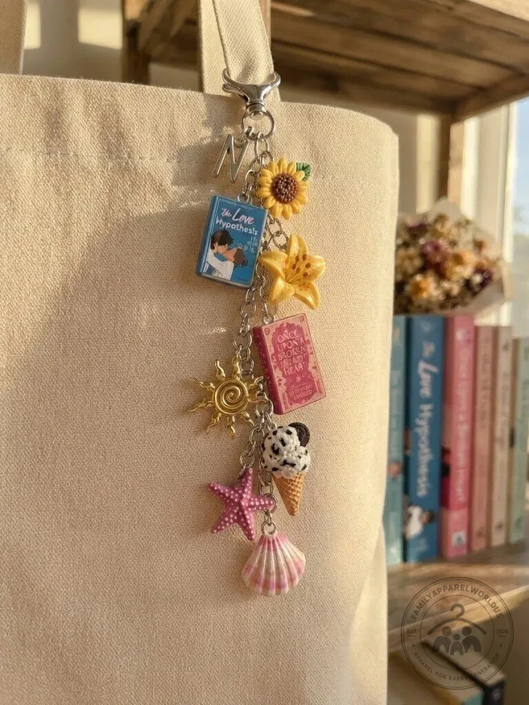The Love Hypothesis Bookish Keychain 5 The Love Hypothesis Bookish Keychain