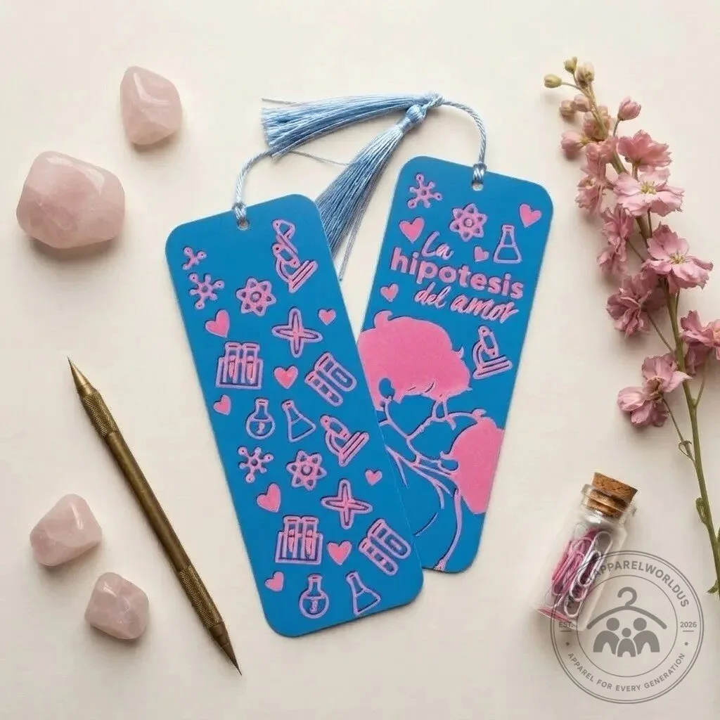 The Love Hypothesis Bookmark 9 The Love Hypothesis Bookmark product design shown in a detailed view