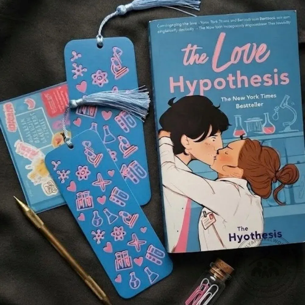 The Love Hypothesis Bookmark 10 The Love Hypothesis Bookmark product design shown in a detailed view