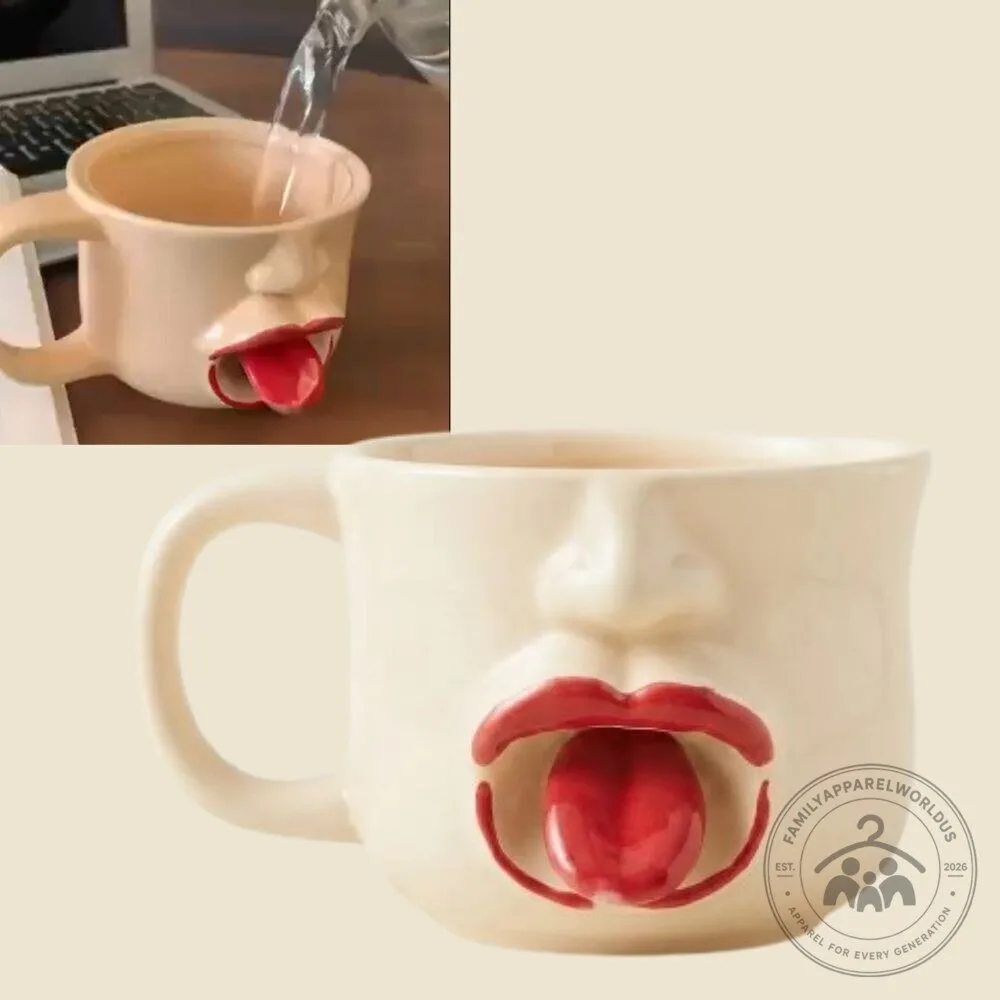 Funny Tongue Out Face Mug