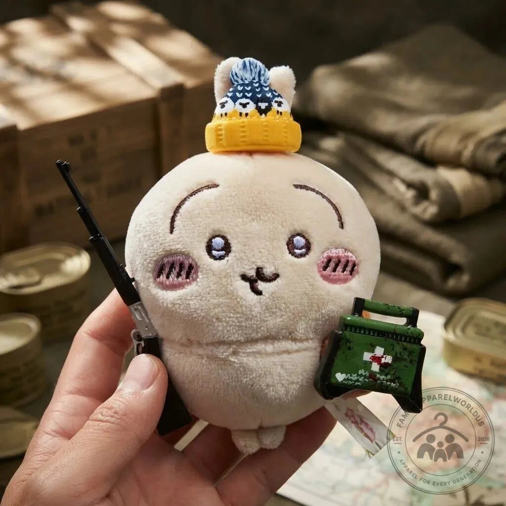Resident Evil Chiikawa Stuffed Toy Keychain