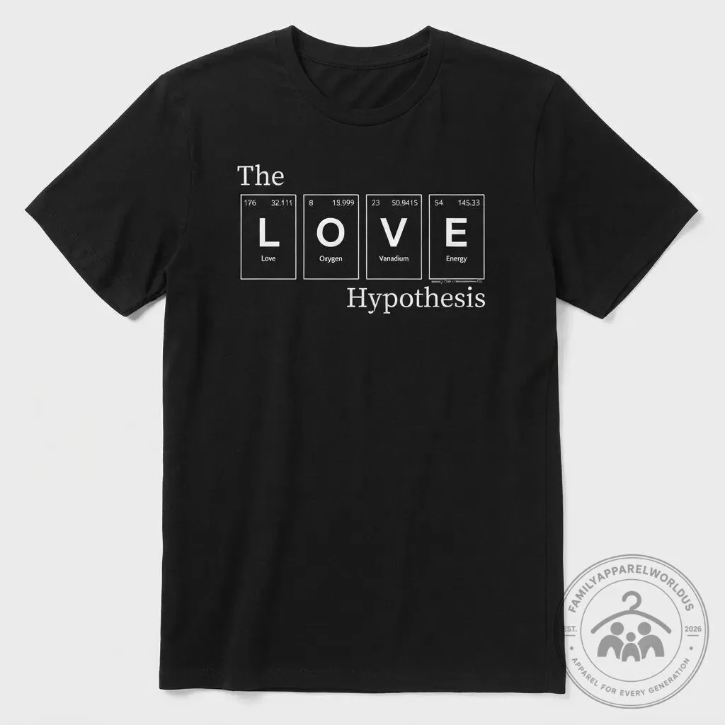 The Love Hypothesis Bookish T-Shirt 8 The Love Hypothesis Bookish T-Shirt product design shown in a detailed view