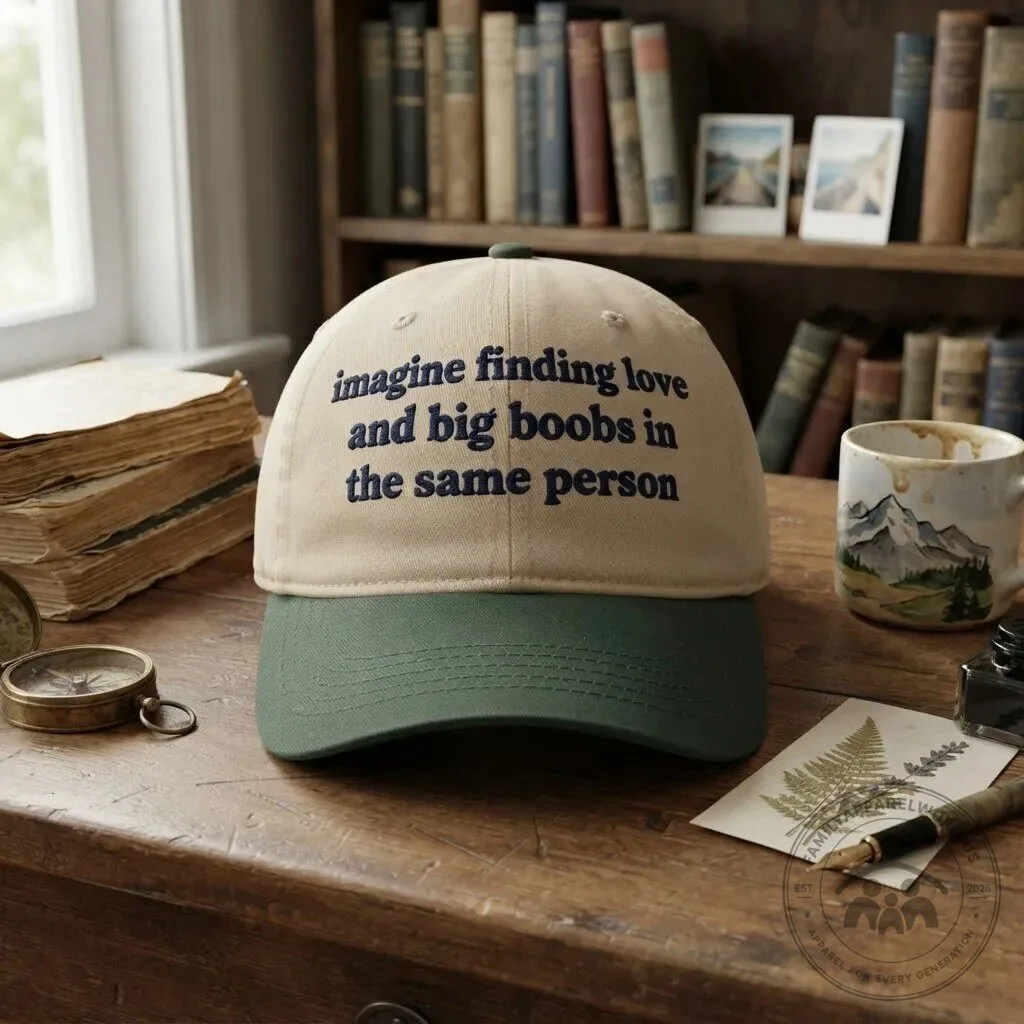 Imagine Finding Love And Big Boobs In the Same Person Hat 9 Imagine Finding Love And Big Boobs In the Same Person Hat product design shown in a detailed view