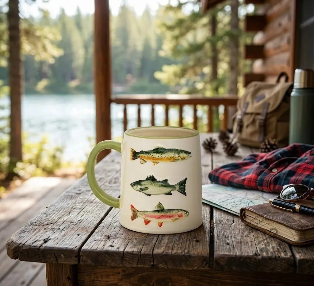 Fish Lake Mug for Fish Lovers 10 Fish Lake Mug for Fish Lovers product design shown in a detailed view