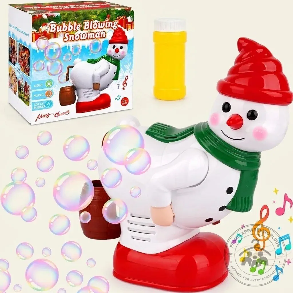 Funny Snowman Bubble Machine