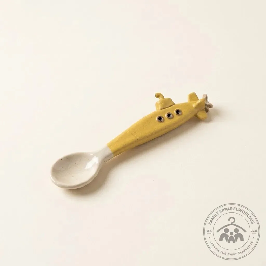 Cute Submarine Tea Spoon 9 Cute Submarine Tea Spoon product design shown in a detailed view