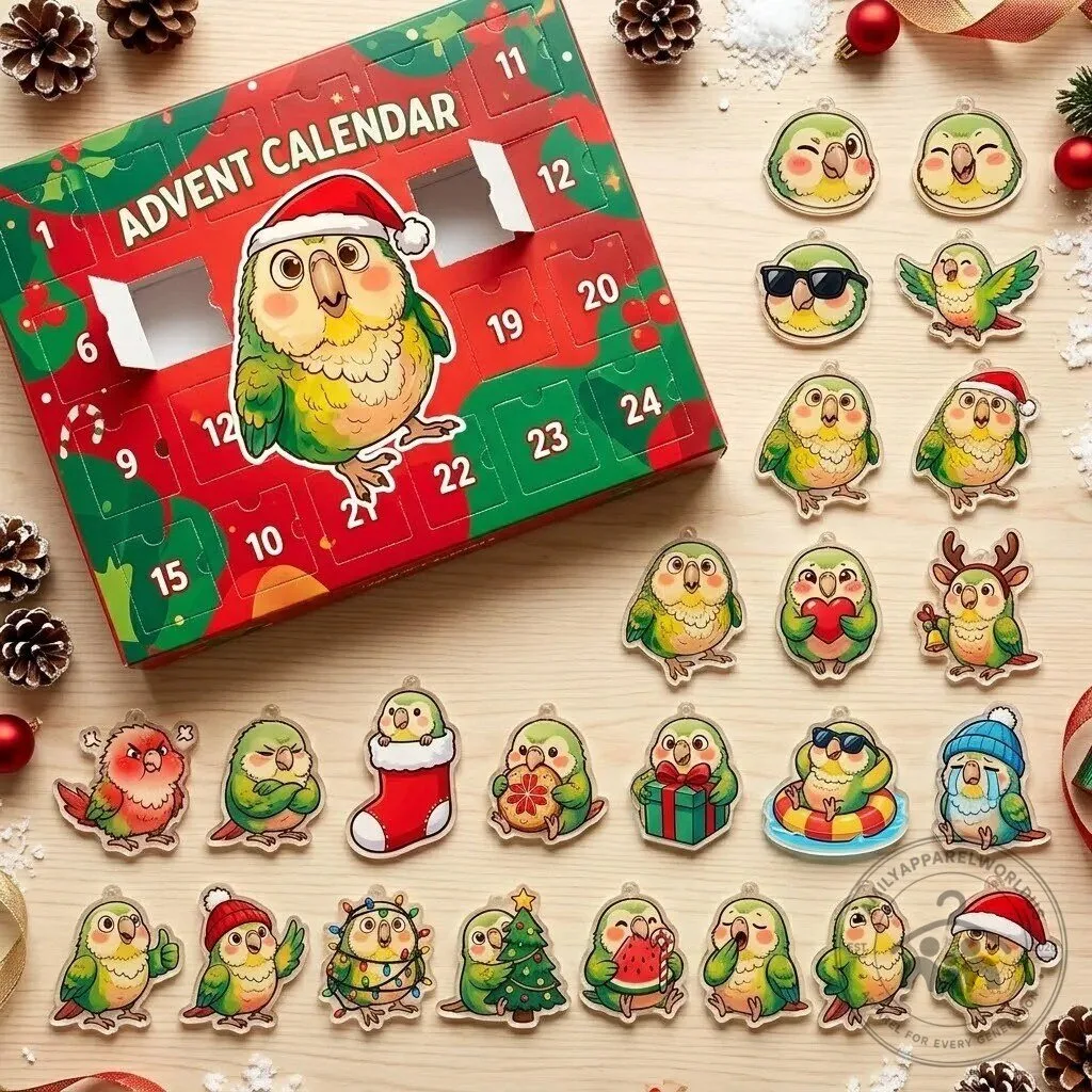 Funny Parrot Christmas Advent Calendar 2026