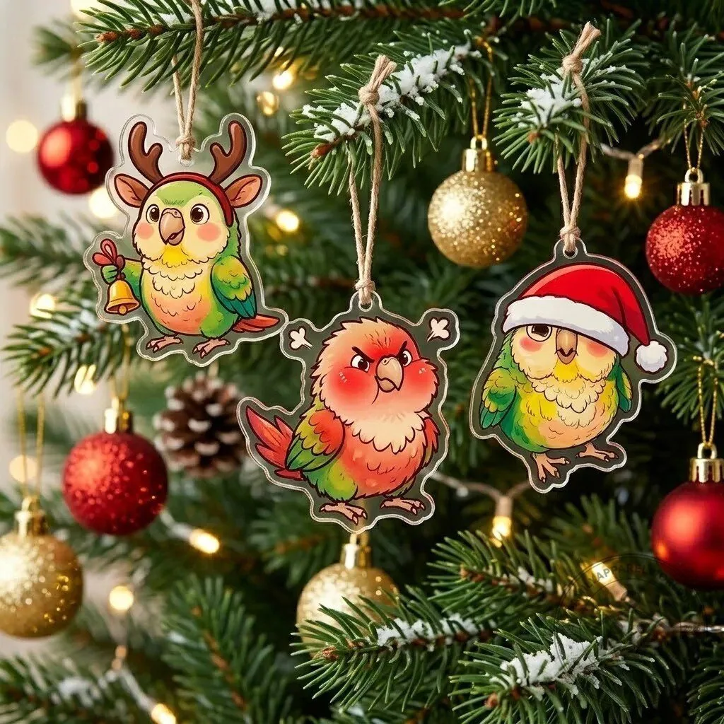 Funny Parrot Christmas Advent Calendar 2026 2D 9 Funny Parrot Christmas Advent Calendar 2026 product design shown in a detailed view