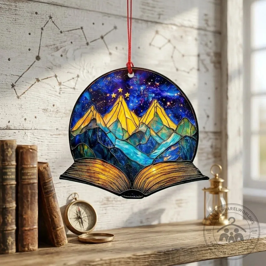 Celestial Bookish Velaris Acotar Christmas Ornament
