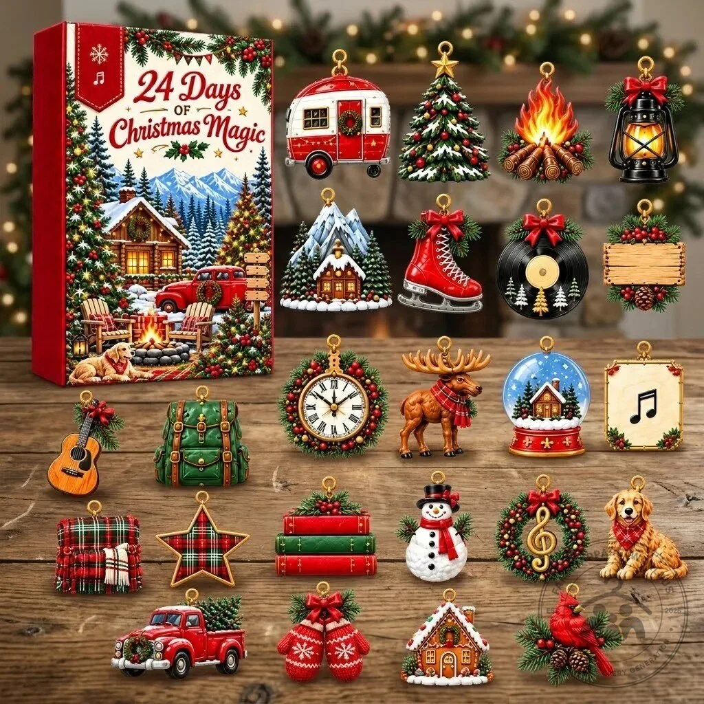 24 Days of Magic Christmas Advent Calendar 2026 2D 8 24 Days of Magic Christmas Advent Calendar 2026 product design shown in a detailed view