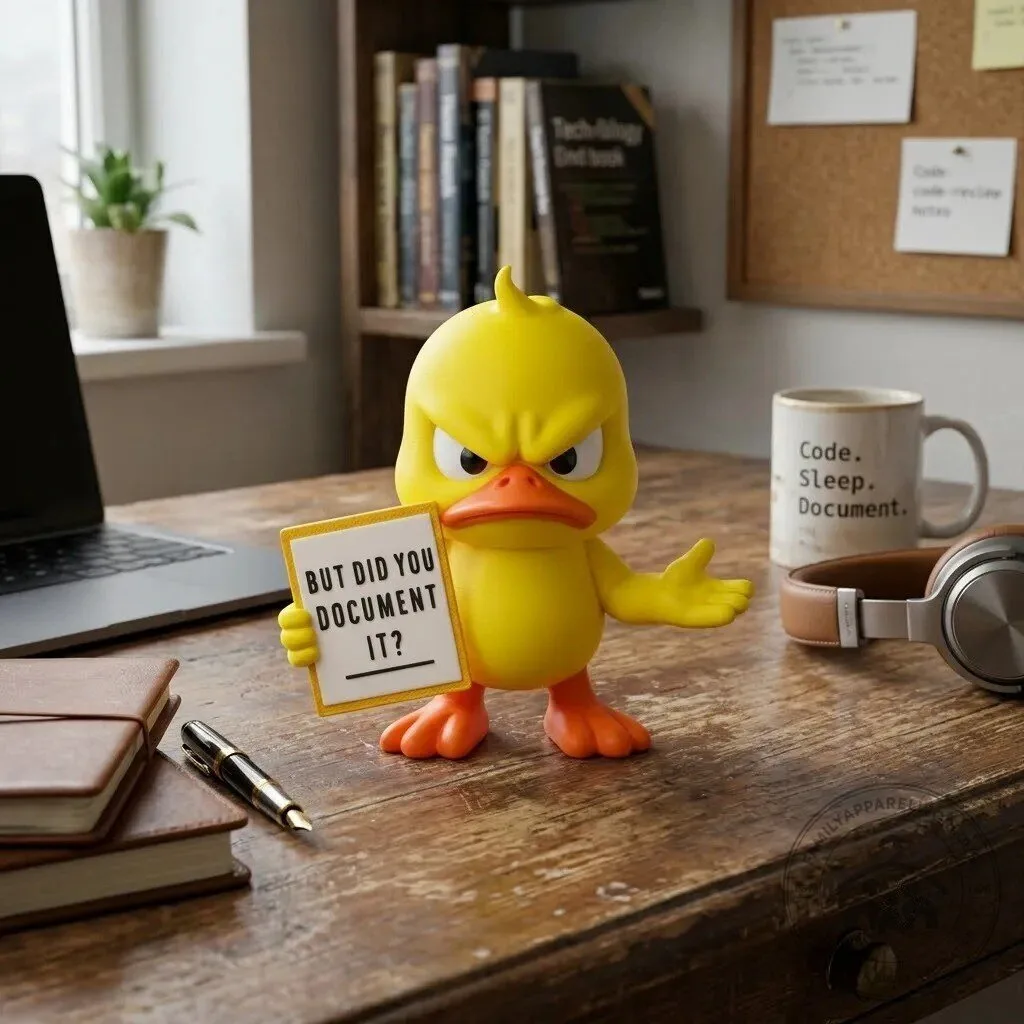 Funny Angry Duck Desk Toy Figurine